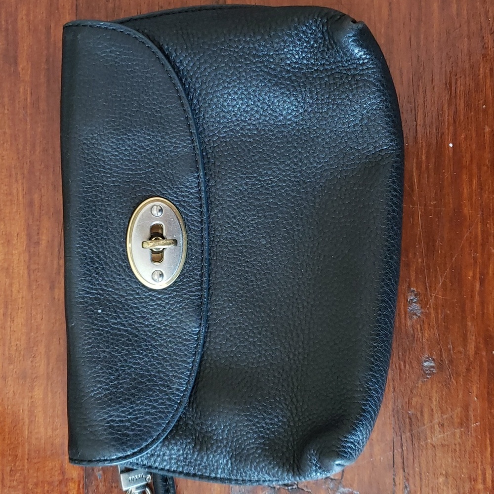Fossil Monica Black Crossbody